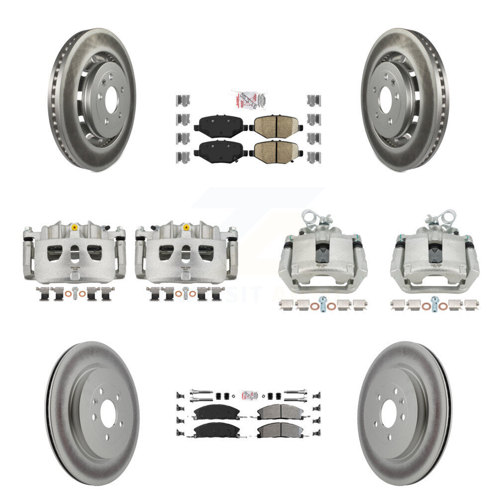 Transit Auto KCG-102245N Disc Brake Kit for 2013-2019 Ford Taurus, Ford Explorer, Ford Special Service Police Sedan & more - Front and Rear product image