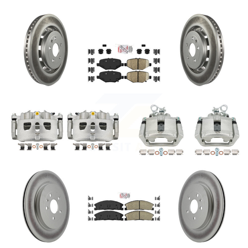Transit Auto KCG-102247N Disc Brake Kit for 2013-2019 Ford Taurus, Ford Explorer, Ford Special Service Police Sedan & more - Front and Rear product image
