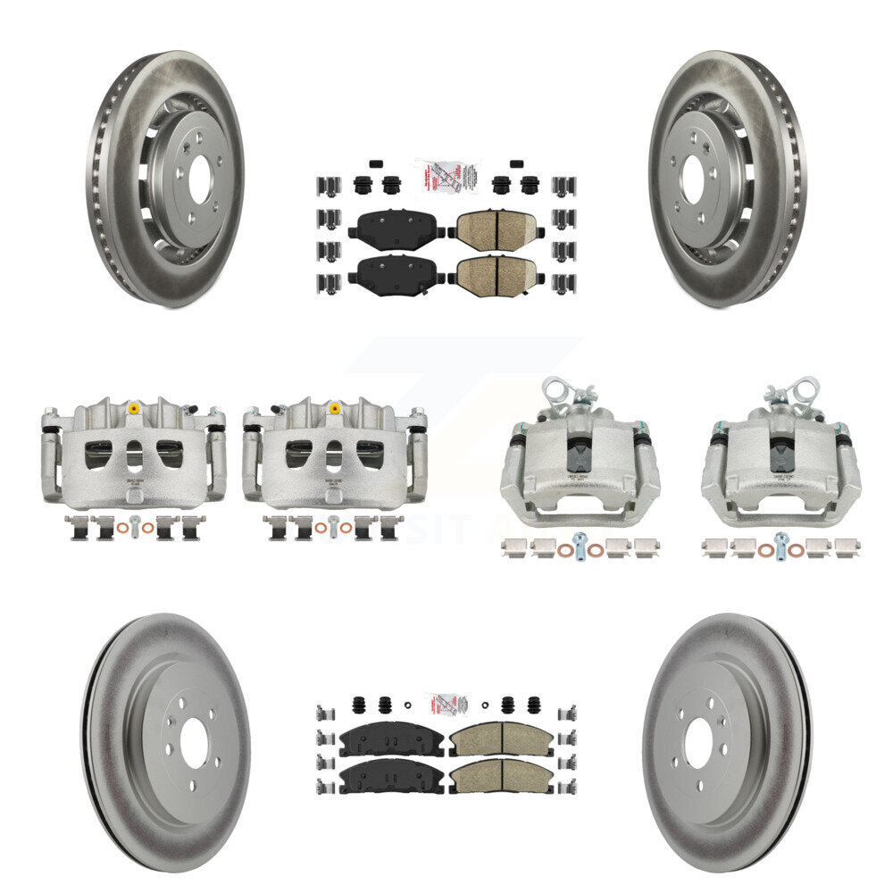 Transit Auto KCG-102249N Disc Brake Kit for 2013-2019 Ford Taurus, Ford Explorer, Ford Special Service Police Sedan & more - Front and Rear product image