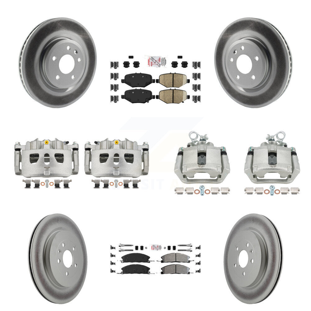 Transit Auto KCG-102252N Disc Brake Kit for 2013 Ford Explorer - Front and Rear product image