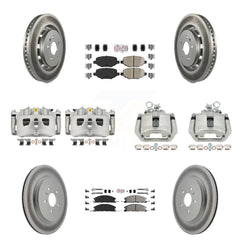 Transit Auto KCG-102258N Disc Brake Kit for 2013-2019 Ford Taurus, Ford Explorer, Lincoln MKS & more - Front and Rear product image