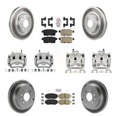 Transit Auto KCG-102267N Disc Brake Kit for 2007-2012 Ford Edge, Mazda CX-7 - Front and Rear product image