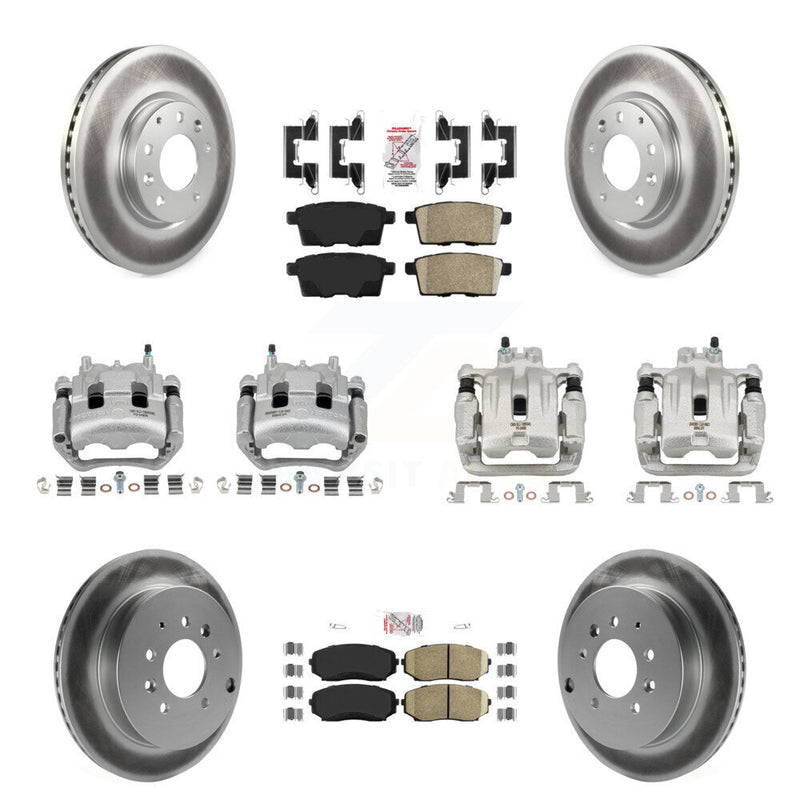 Transit Auto KCG-102267N Disc Brake Kit for 2007-2012 Ford Edge, Mazda CX-7 - Front and Rear product image
