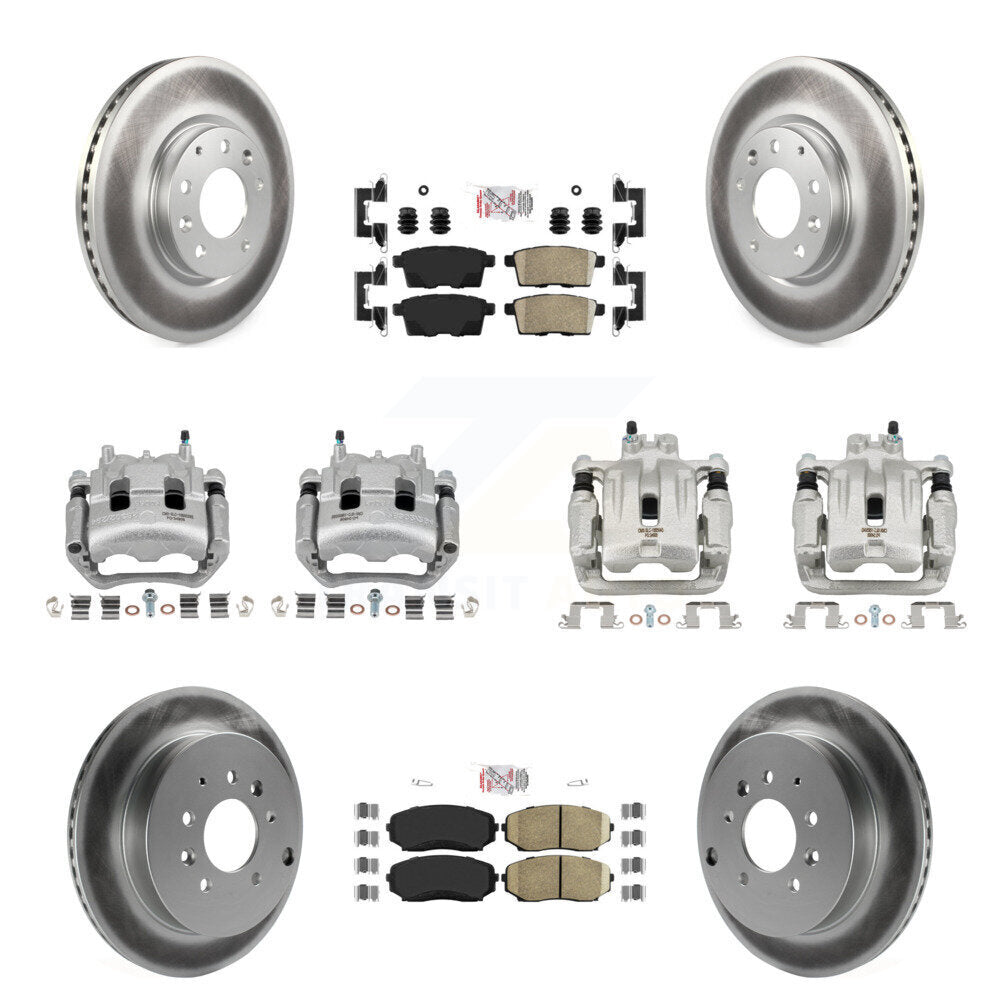 Transit Auto KCG-102269N Disc Brake Kit for 2007-2012 Ford Edge, Mazda CX-7 - Front and Rear product image