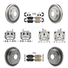 Transit Auto KCG-102269N Disc Brake Kit for 2007-2012 Ford Edge, Mazda CX-7 - Front and Rear product image