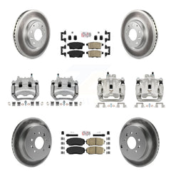 Transit Auto KCG-102270N Disc Brake Kit for 2007-2012 Ford Edge, Mazda CX-7 - Front and Rear product image