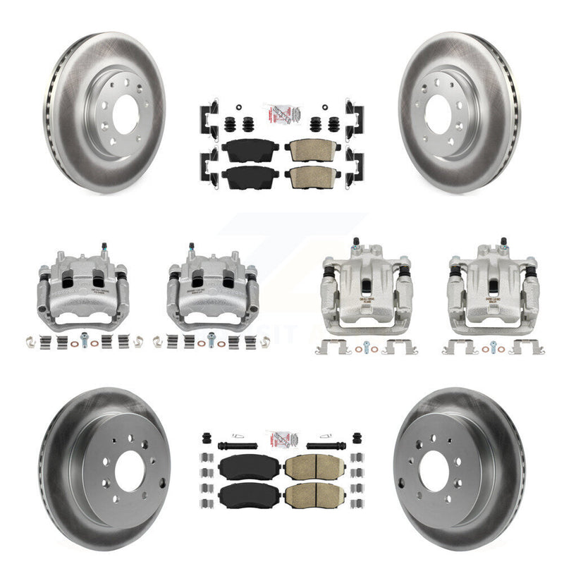 Transit Auto KCG-102270N Disc Brake Kit for 2007-2012 Ford Edge, Mazda CX-7 - Front and Rear product image