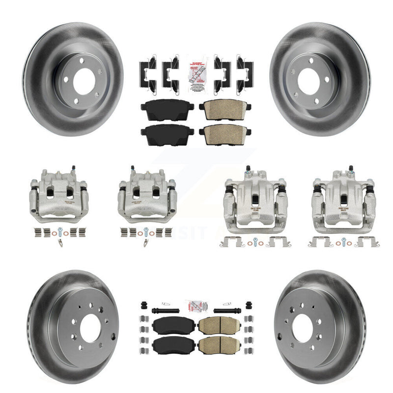 Transit Auto KCG-102272N Disc Brake Kit for 2007-2010 Ford Edge, Lincoln MKX - Front and Rear product image