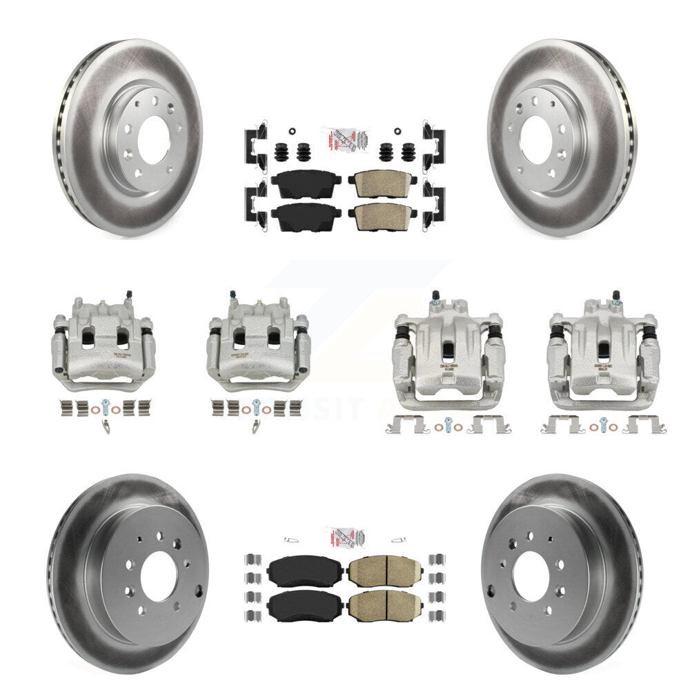 Transit Auto KCG-102277N Disc Brake Kit for 2007-2009 Lincoln MKX - Front and Rear product image