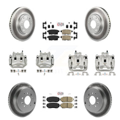 Transit Auto KCG-102277N Disc Brake Kit for 2007-2009 Lincoln MKX - Front and Rear product image
