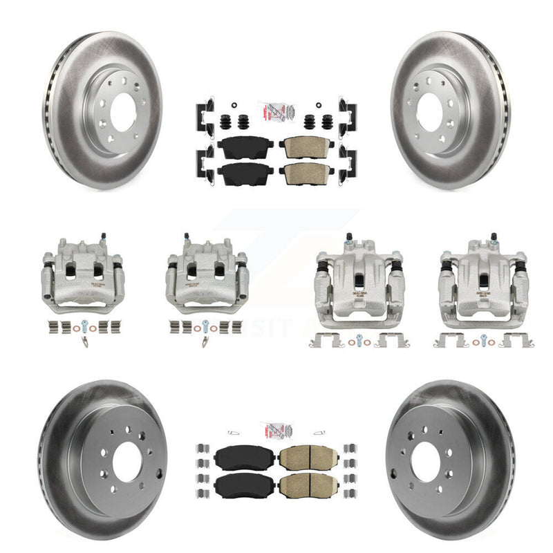 Transit Auto KCG-102277N Disc Brake Kit for 2007-2009 Lincoln MKX - Front and Rear product image