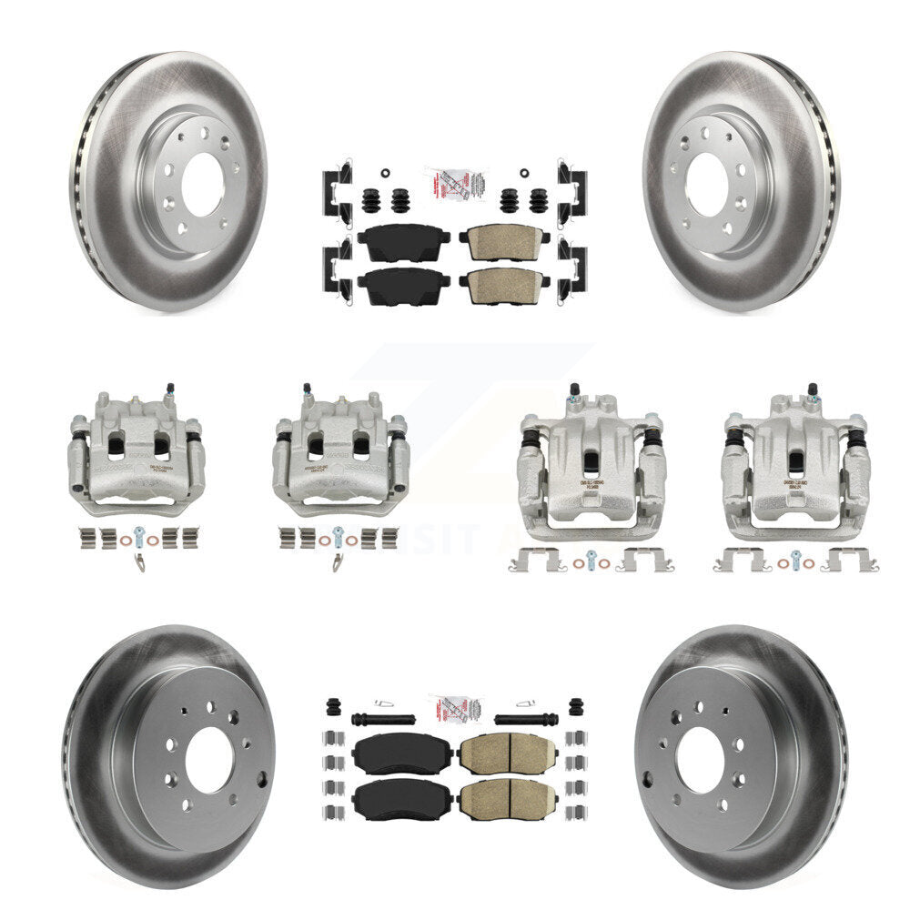 Transit Auto KCG-102278N Disc Brake Kit for 2007-2009 Lincoln MKX - Front and Rear product image