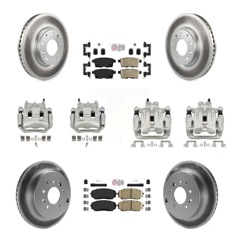 Transit Auto KCG-102278N Disc Brake Kit for 2007-2009 Lincoln MKX - Front and Rear product image