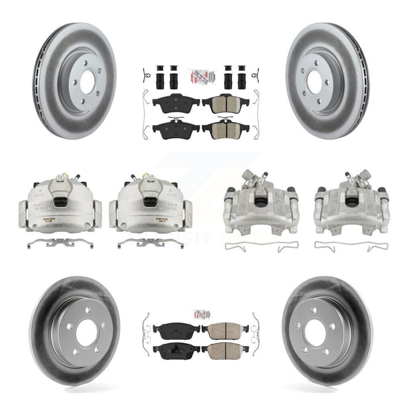 Transit Auto KCG-102279N Disc Brake Kit for 2013-2018 Ford Focus - Front and Rear product image
