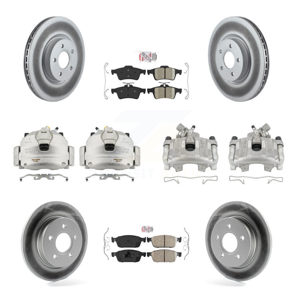 Transit Auto KCG-102280N Disc Brake Kit for 2013-2018 Ford Focus - Front and Rear product image