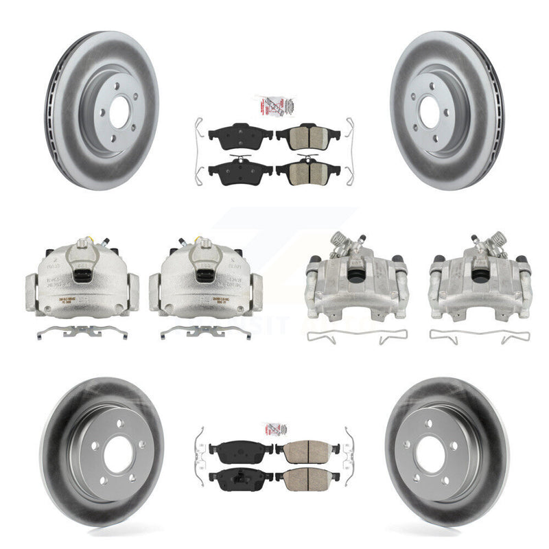Transit Auto KCG-102280N Disc Brake Kit for 2013-2018 Ford Focus - Front and Rear product image