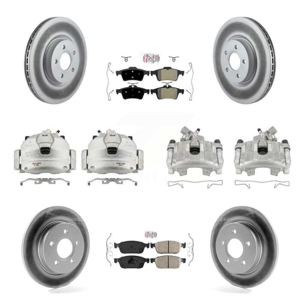 Transit Auto KCG-102281N Disc Brake Kit for 2013-2018 Ford Focus - Front and Rear product image
