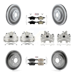 Transit Auto KCG-102281N Disc Brake Kit for 2013-2018 Ford Focus - Front and Rear product image