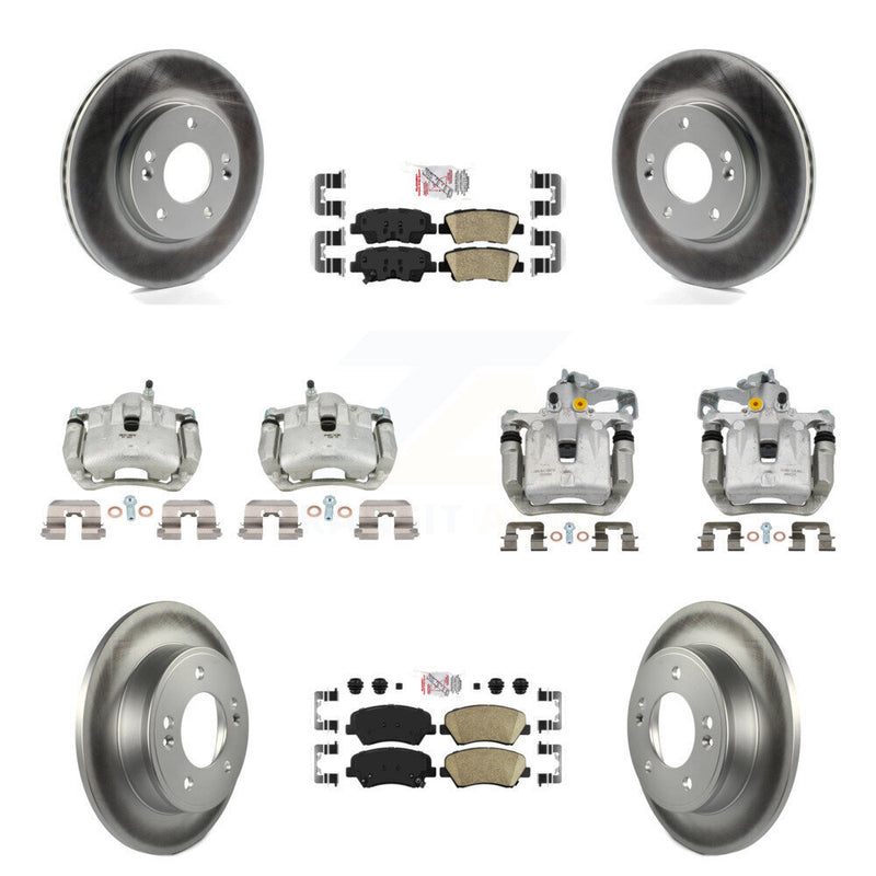 Transit Auto KCG-102282N Disc Brake Kit for 2013-2016 Hyundai Elantra GT, Kia Forte, Kia Forte5 & more - Front and Rear product image