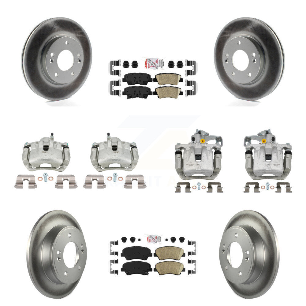 Transit Auto KCG-102284N Disc Brake Kit for 2013-2016 Hyundai Elantra GT, Kia Forte, Kia Forte5 & more - Front and Rear product image