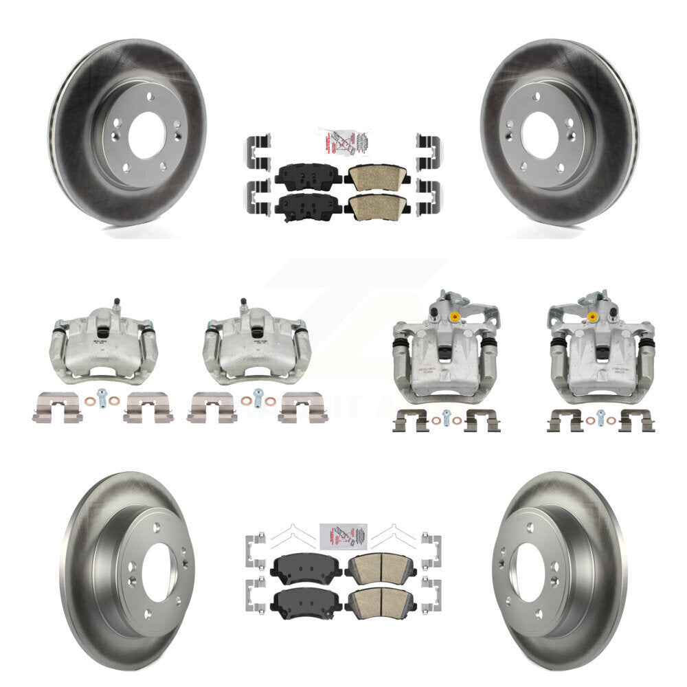 Transit Auto KCG-102292N Disc Brake Kit for 2016-2017 Kia Forte Koup, Hyundai Elantra GT - Front and Rear product image