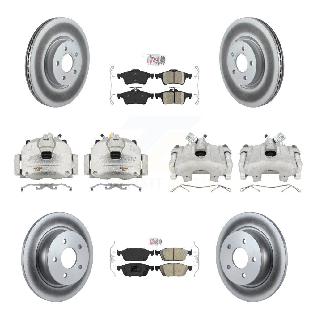 Transit Auto KCG-102337N Disc Brake Kit for 2013-2016 Ford Escape - Front and Rear product image