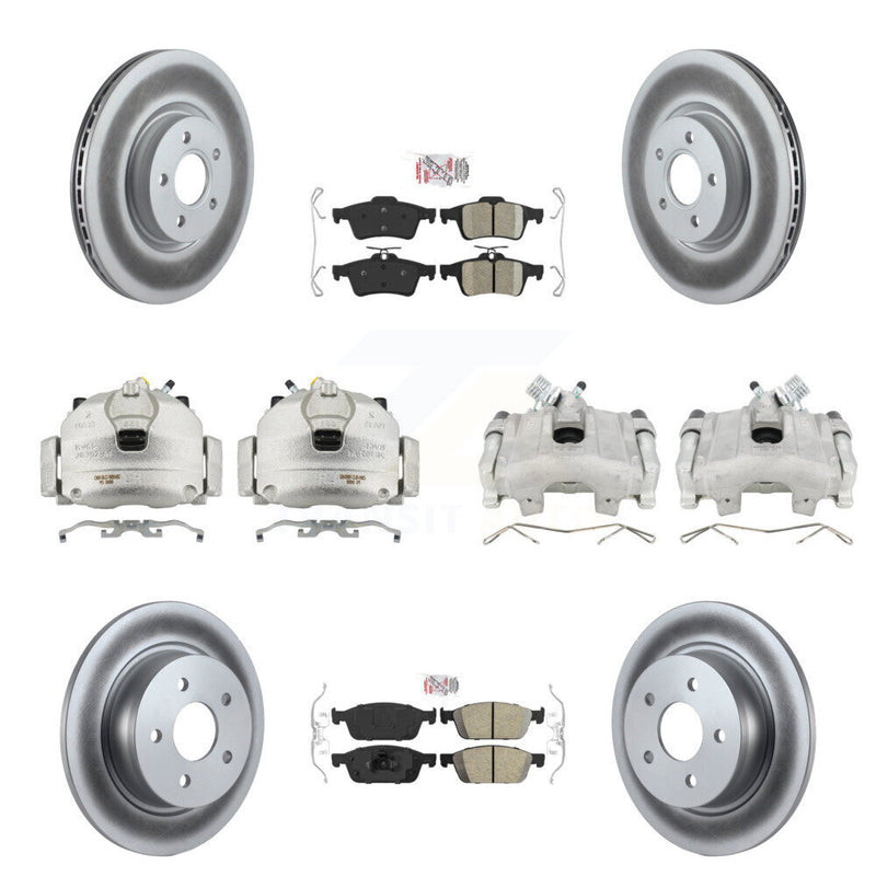 Transit Auto KCG-102337N Disc Brake Kit for 2013-2016 Ford Escape - Front and Rear product image