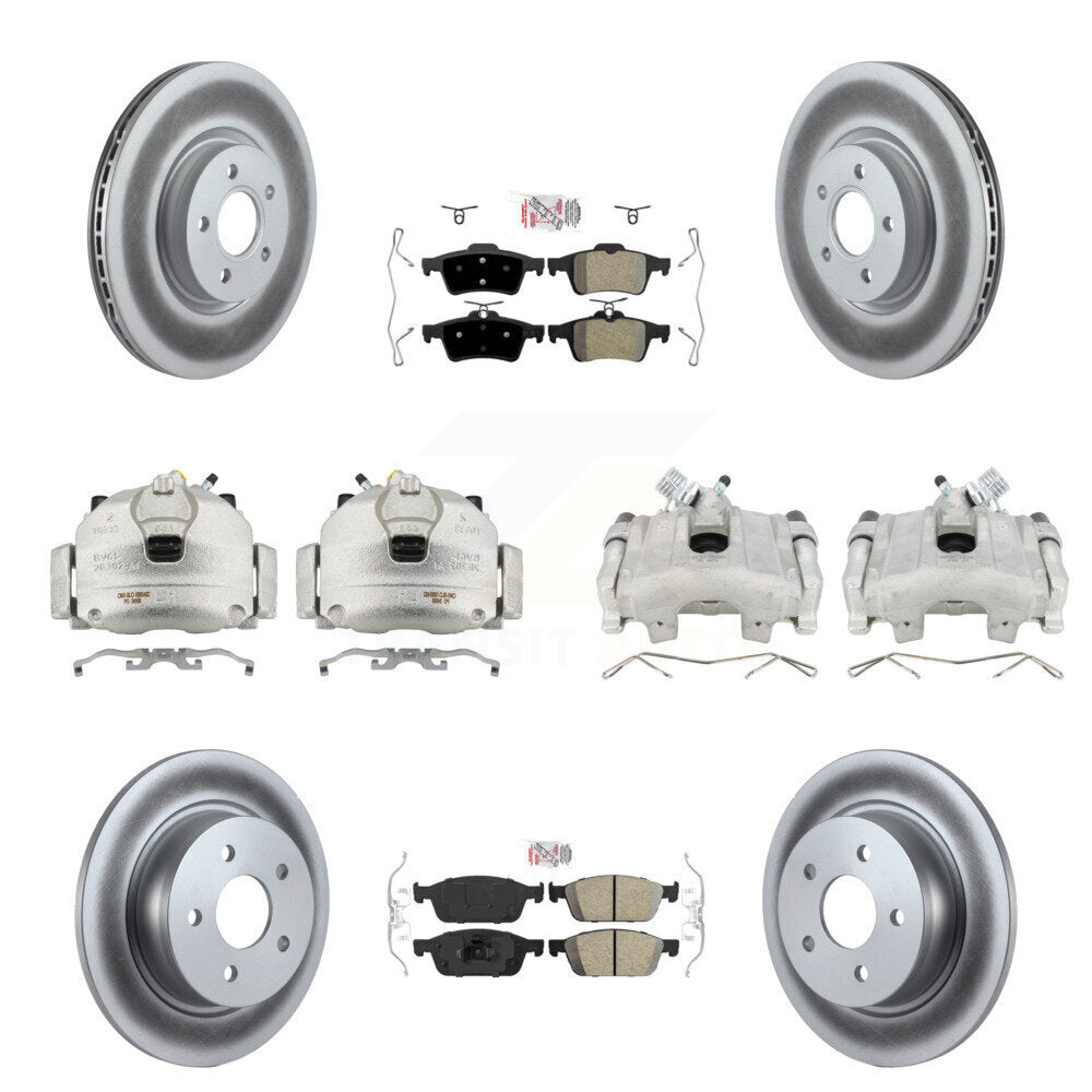 Transit Auto KCG-102342N Disc Brake Kit for 2013-2016 Ford Escape - Front and Rear product image
