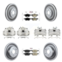 Transit Auto KCG-102342N Disc Brake Kit for 2013-2016 Ford Escape - Front and Rear product image