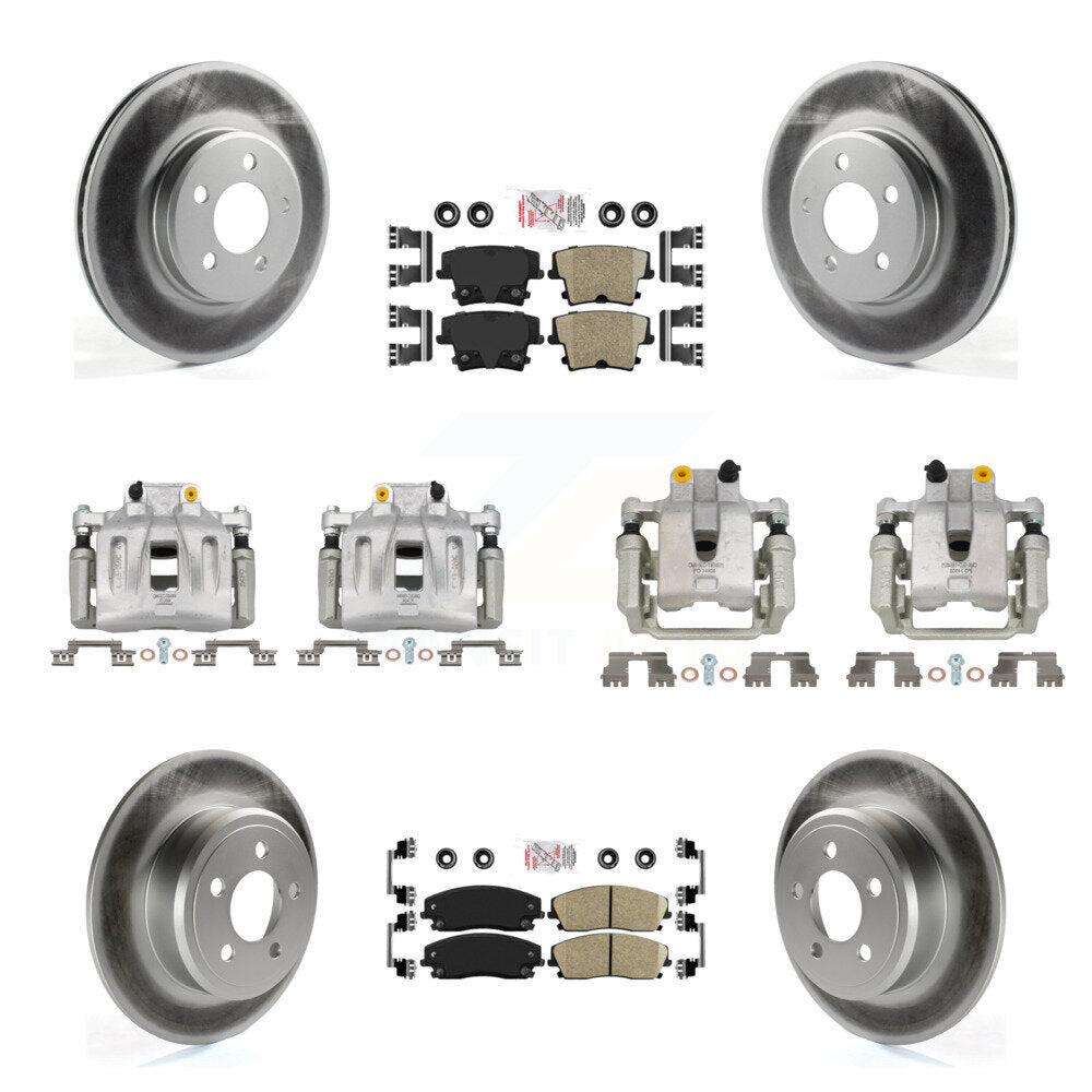 Transit Auto KCG-102354N Disc Brake Kit for 2005-2011 Chrysler 300, Dodge Challenger, Dodge Charger & more - Front and Rear product image