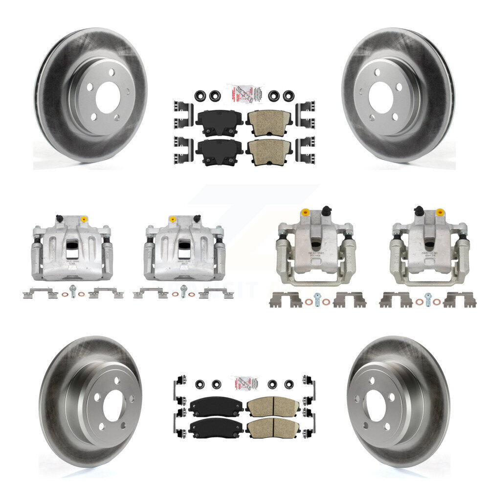 Transit Auto KCG-102358N Disc Brake Kit for 2012-2018 Chrysler 300, Dodge Charger - Front and Rear product image