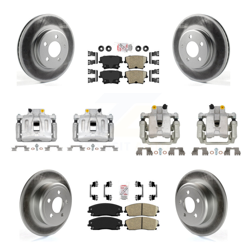 Transit Auto KCG-102359N Disc Brake Kit for 2012-2018 Chrysler 300, Dodge Charger - Front and Rear product image