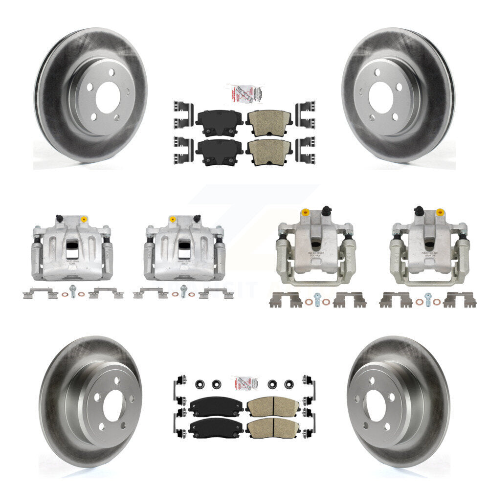 Transit Auto KCG-102360N Disc Brake Kit for 2012-2018 Chrysler 300, Dodge Charger - Front and Rear product image