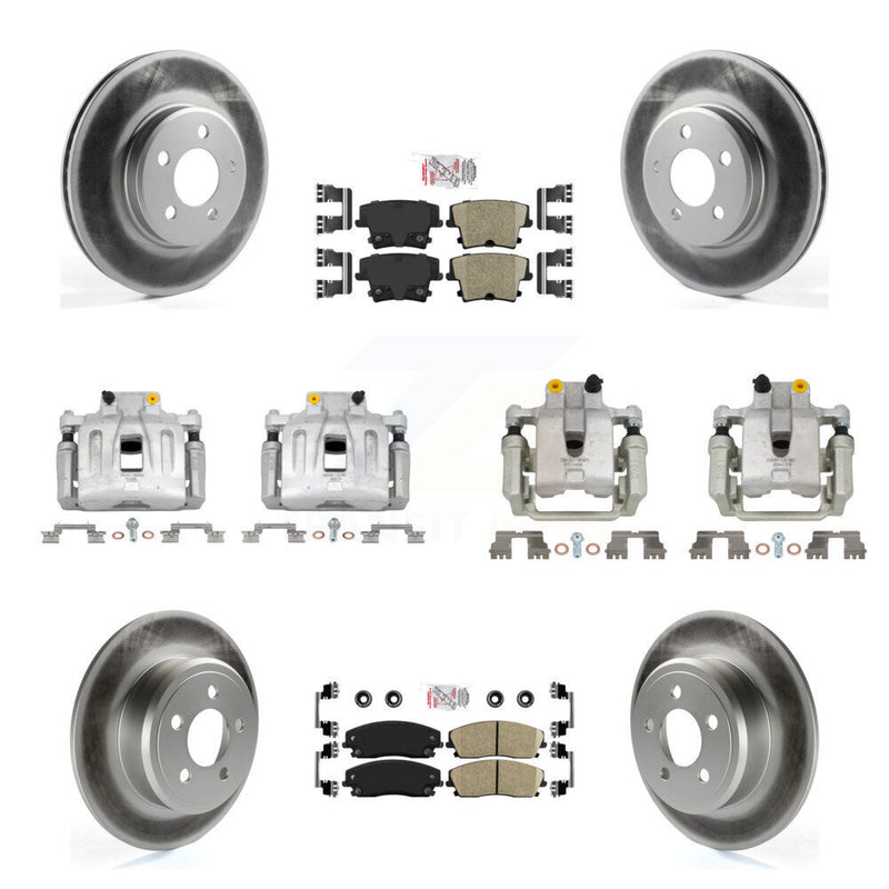 Transit Auto KCG-102360N Disc Brake Kit for 2012-2018 Chrysler 300, Dodge Charger - Front and Rear product image