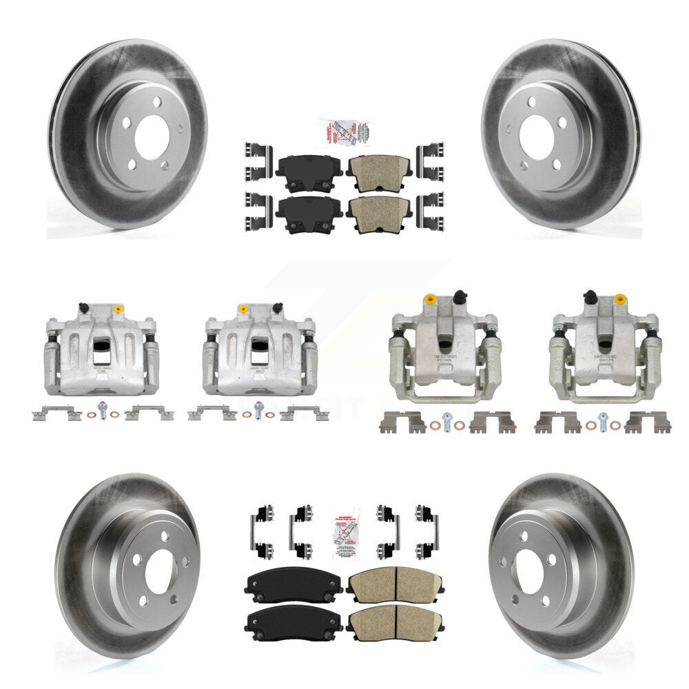 Transit Auto KCG-102361N Disc Brake Kit for 2012-2018 Chrysler 300, Dodge Charger - Front and Rear product image