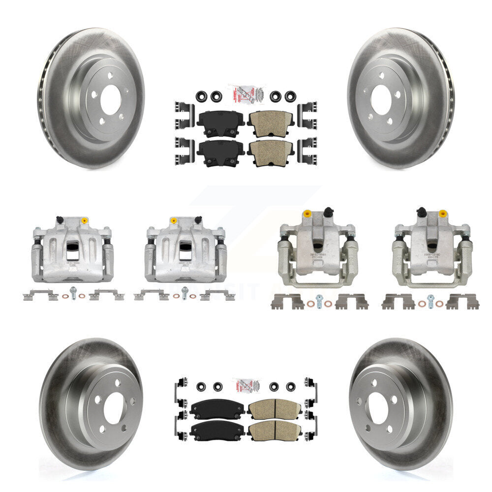 Transit Auto KCG-102362N Disc Brake Kit for 2015-2016 Dodge Charger - Front and Rear product image