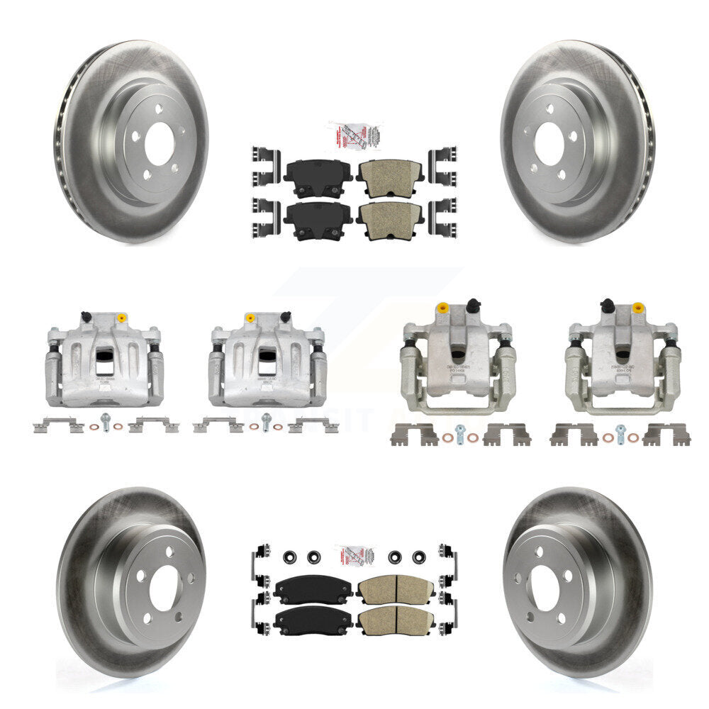 Transit Auto KCG-102364N Disc Brake Kit for 2015-2016 Dodge Charger - Front and Rear product image