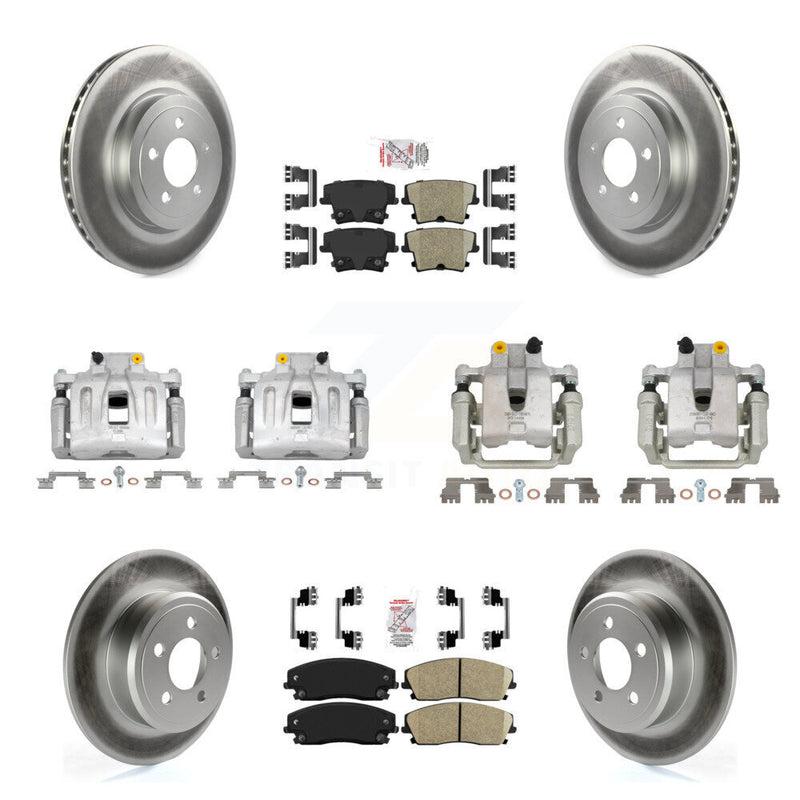 Transit Auto KCG-102365N Disc Brake Kit for 2015-2016 Dodge Charger - Front and Rear product image