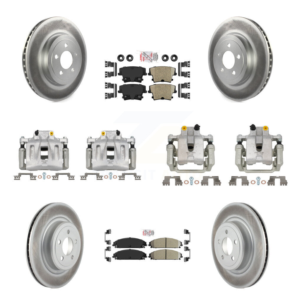 Transit Auto KCG-102370N Disc Brake Kit for 2011 Dodge Charger - Front and Rear product image