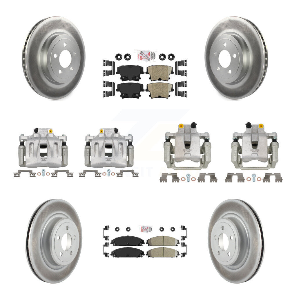 Transit Auto KCG-102371N Disc Brake Kit for 2011 Dodge Charger - Front and Rear product image