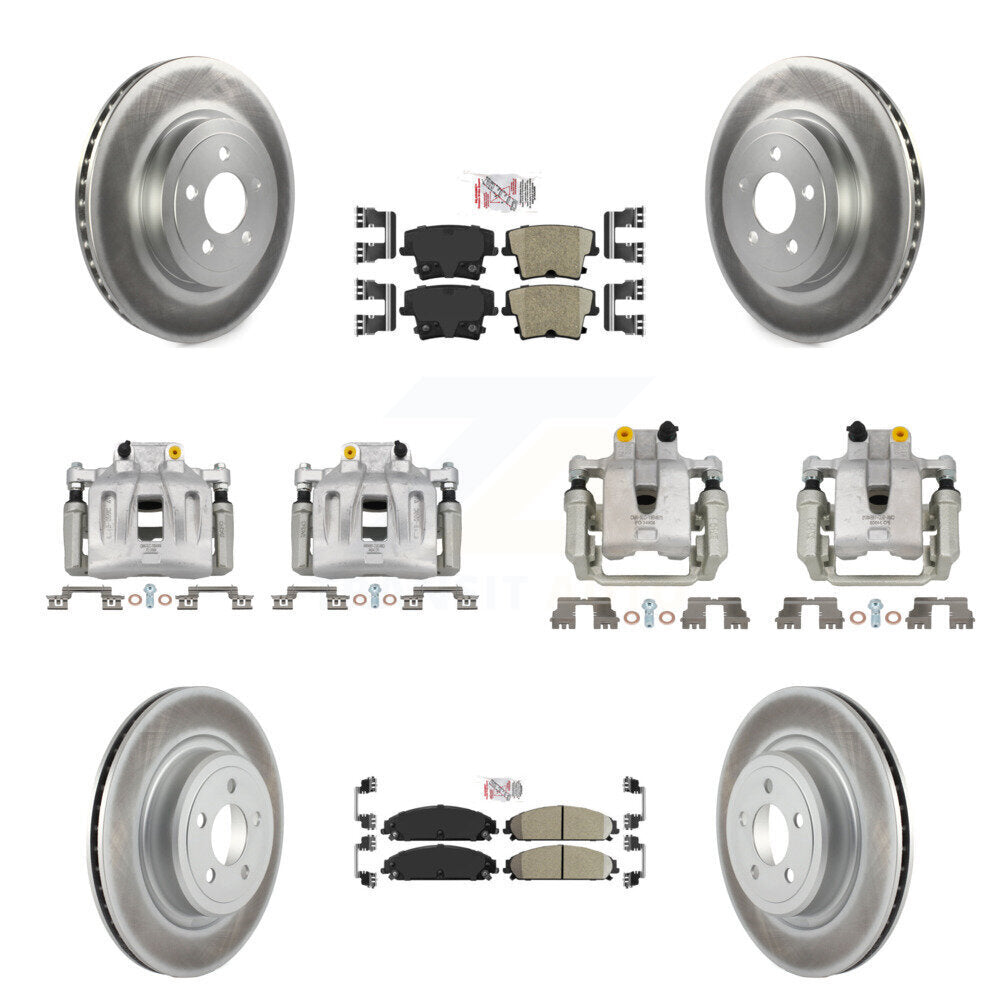 Transit Auto KCG-102372N Disc Brake Kit for 2011 Dodge Charger - Front and Rear product image