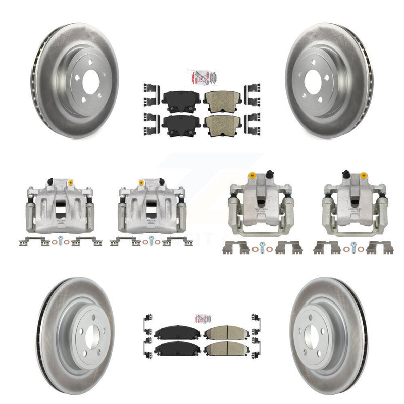 Transit Auto KCG-102372N Disc Brake Kit for 2011 Dodge Charger - Front and Rear product image