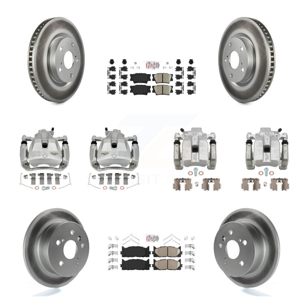 Transit Auto KCG-102379N Disc Brake Kit for 2007-2012 Lexus ES350, Toyota Camry, Toyota Avalon - Front and Rear product image
