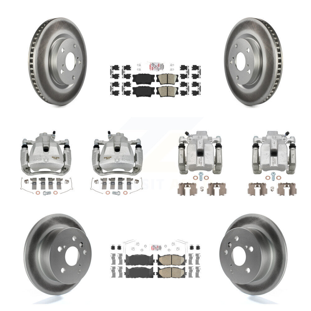 Transit Auto KCG-102380N Disc Brake Kit for 2007-2012 Lexus ES350, Toyota Camry, Toyota Avalon - Front and Rear product image