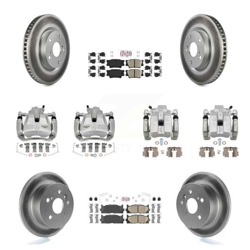 Transit Auto KCG-102380N Disc Brake Kit for 2007-2012 Lexus ES350, Toyota Camry, Toyota Avalon - Front and Rear product image