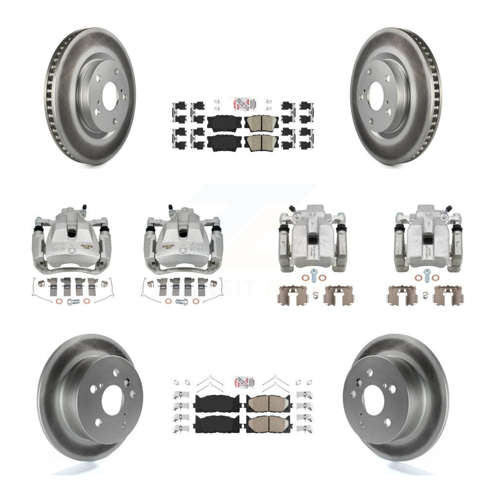 Transit Auto KCG-102381N Disc Brake Kit for 2007-2012 Lexus ES350, Toyota Camry, Toyota Avalon - Front and Rear product image