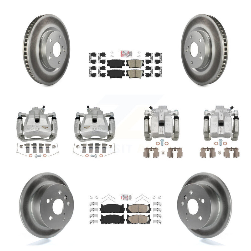 Transit Auto KCG-102381N Disc Brake Kit for 2007-2012 Lexus ES350, Toyota Camry, Toyota Avalon - Front and Rear product image