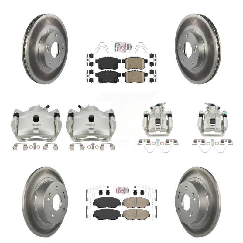 Transit Auto KCG-102383N Disc Brake Kit for 2008-2012 Honda Accord - Front and Rear product image