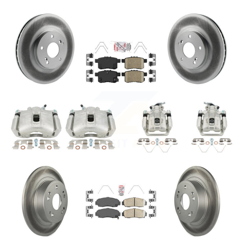 Transit Auto KCG-102385N Disc Brake Kit for 2008-2014 Honda Accord, Acura TSX - Front and Rear product image