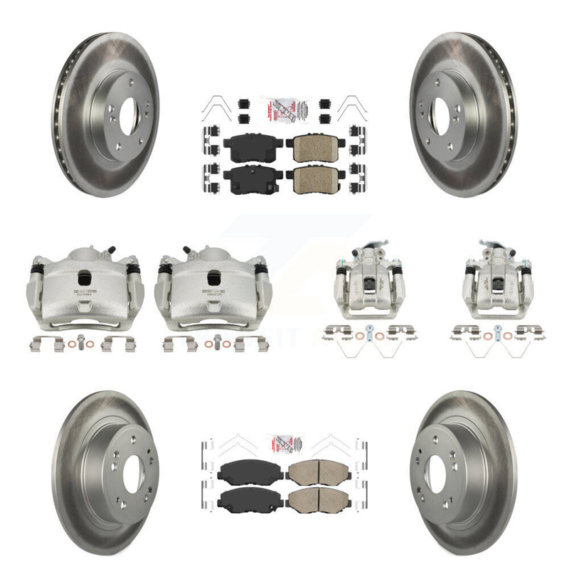 Transit Auto KCG-102386N Disc Brake Kit for 2008-2012 Honda Accord - Front and Rear product image
